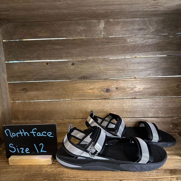 New NIB Mens The North Face Skeena‎ Sport Strappy Black Clear Sandals Size 12 M main image 5